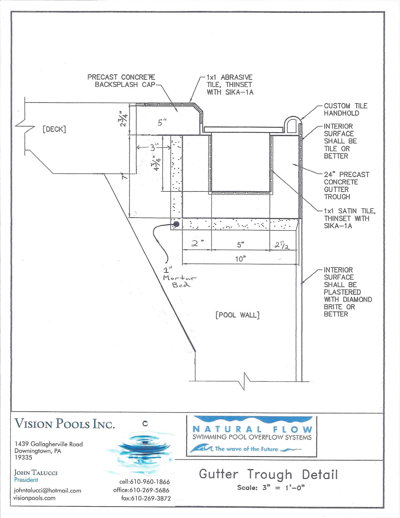 swimming pool section detail pdf